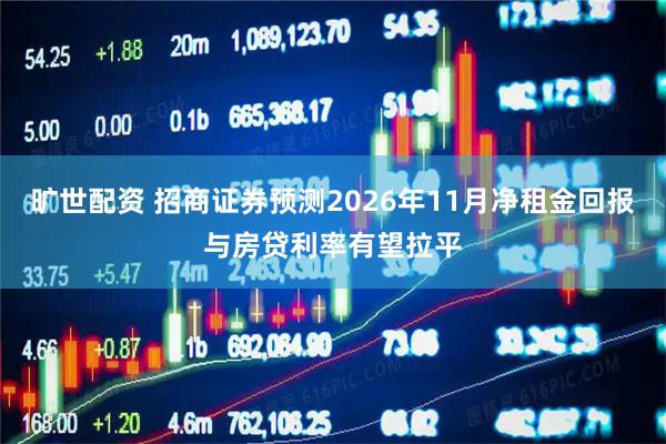 旷世配资 招商证券预测2026年11月净租金回报与房贷利率有望拉平
